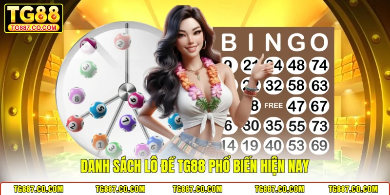 Danh sách lô đề TG88 phổ biến hiện nay